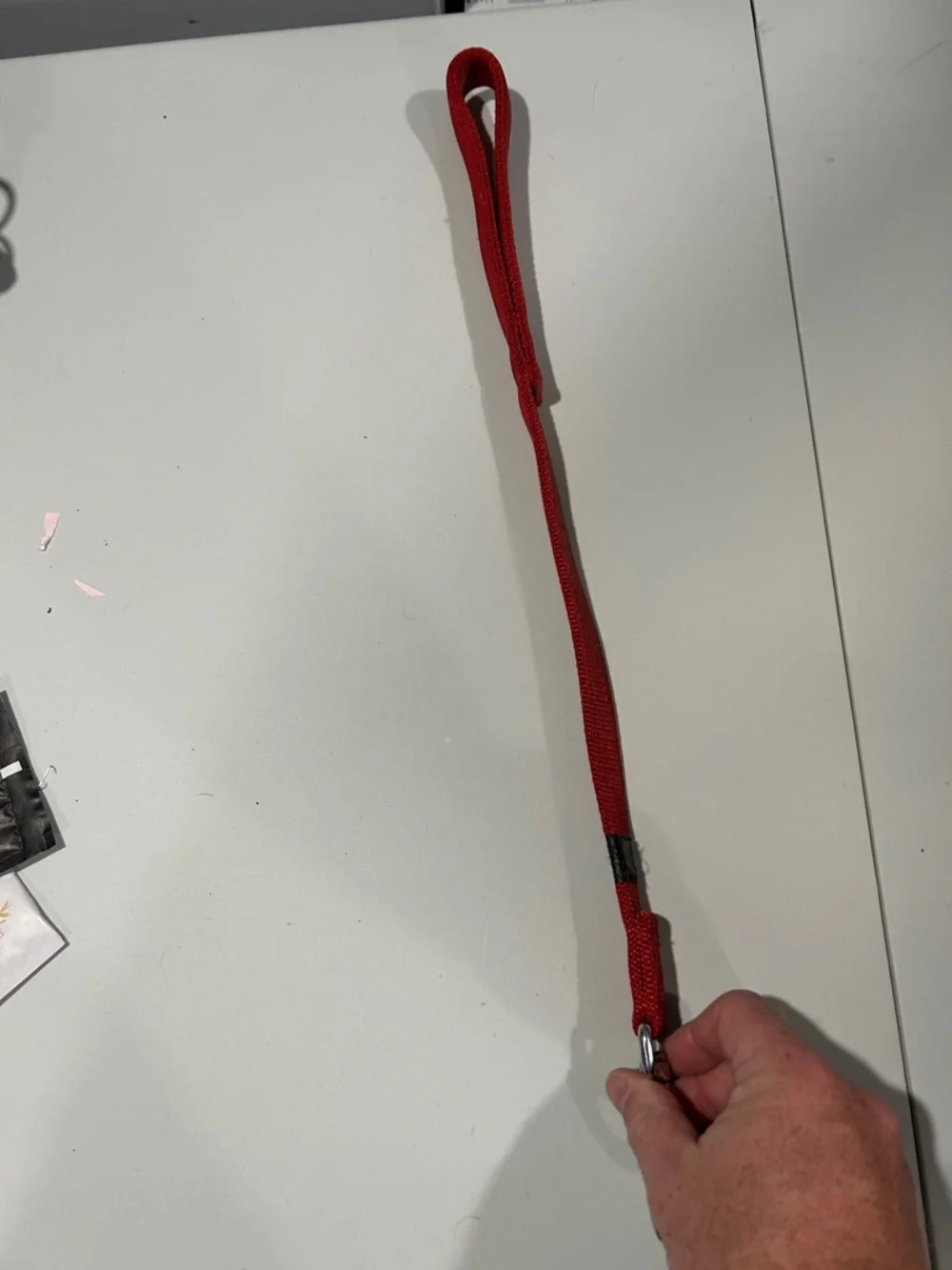 Red Dog Leash - Durable Nylon Lead - Picture 3 of 3